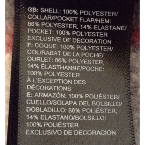 The North Face Jacket Mn L Red Plaid 1/4 Zip Fleece Chore Barn Outdoors Shacket - Picture 11 of 12